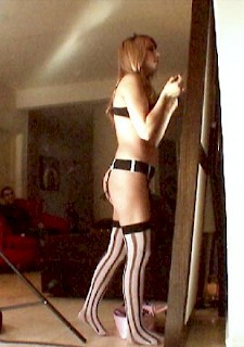 Blonde teen Lexi Belle poses in her lingerie