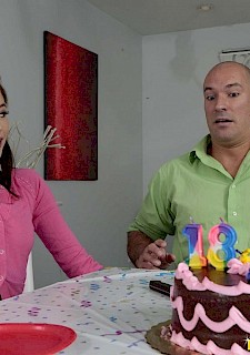 sexy babe Carolina Sweets in Blowing The Birthday Cock
